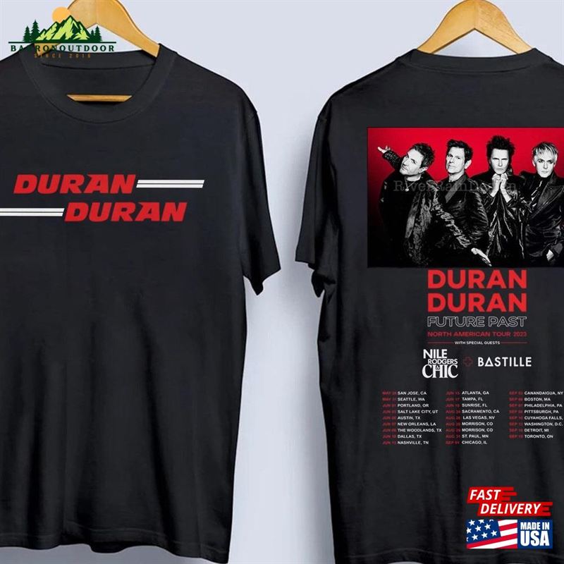 North American Tour 2023 Duran Future Past Shirt Music T-Shirt Hoodie North American Tour 2023 Duran Future Past Shirt Music T-Shirt Hoodie
