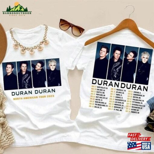 North American Tour 2023 Duran Future Past T-Shirt Concert Sweatshirt Classic Unisex
