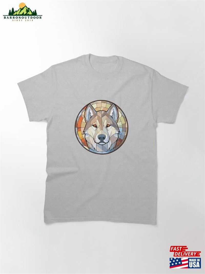 Northern Inuit Dog Breed Colorful Watercolor Illustration Classic T-Shirt Sweatshirt Northern Inuit Dog Breed Colorful Watercolor Illustration Classic T-Shirt Sweatshirt
