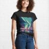 Northern Lights In The Starry Sky Classic T-Shirt Unisex