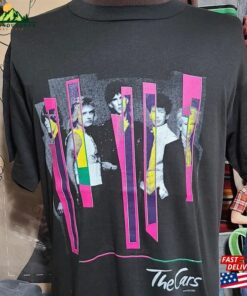 Nos 1987 The Cars Rock Concert Tour Music Fan 2 Sided 80S Vibrant Band Tee T Shirt Unisex Hoodie 1