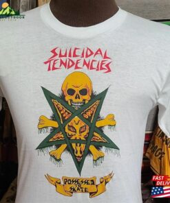 Nos Vintage 1987 Suicidal Tendencies Possessed To Skate Rare Concert Tour Music Fan Band Tee T Shirt Hoodie Unisex 1 Nos Vintage 1987 Suicidal Tendencies Possessed To Skate Rare Concert Tour Music Fan Band Tee T Shirt Hoodie Unisex 2