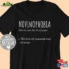 Novinophobia T-Shirt Wine Lover Gift Drinking Shirt Tasting Outfit Classic Sweatshirt