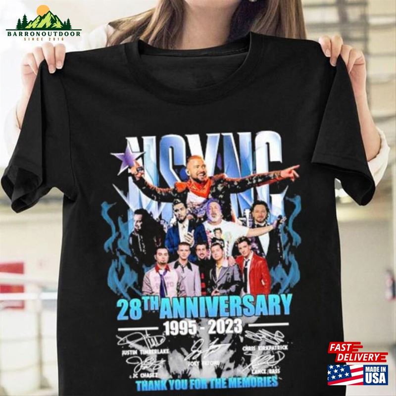 Nsync 28Th Anniversary 1995 2023 Memories Shirt In My Reunion Era Tee Unisex Hoodie Nsync 28Th Anniversary 1995 2023 Memories Shirt In My Reunion Era Tee Unisex Hoodie