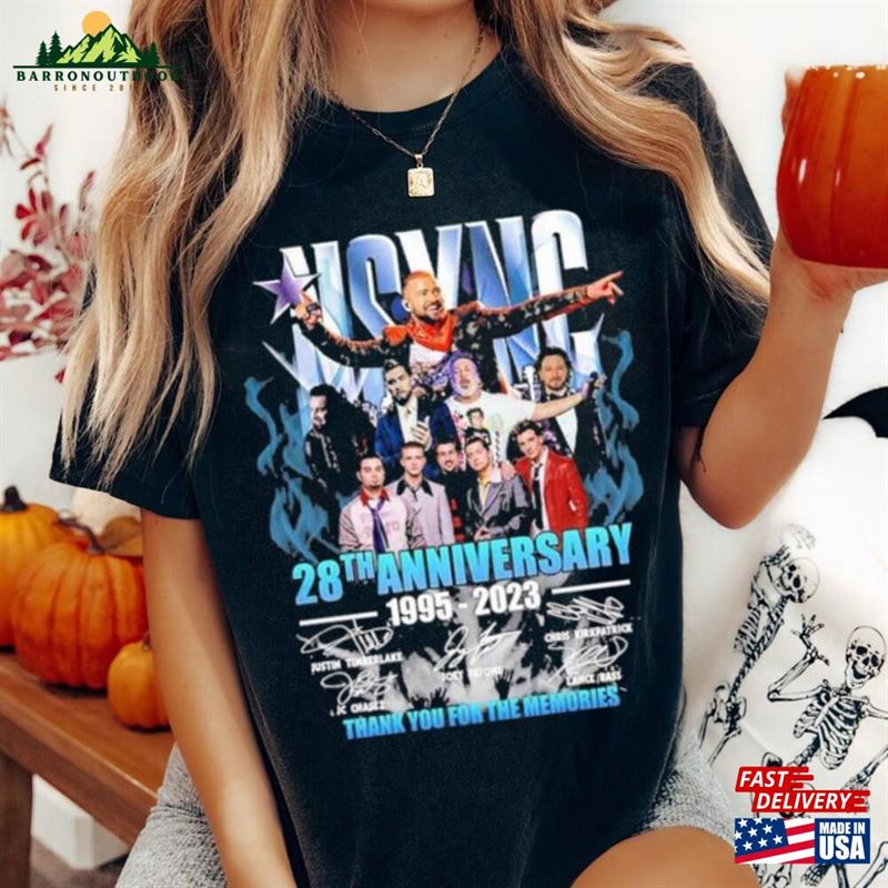 Nsync 28Th Anniversary 1995 2023 Memories Shirt In My Reunion Era Tee Unisex Hoodie Nsync 28Th Anniversary 1995 2023 Memories Shirt In My Reunion Era Tee Unisex Hoodie