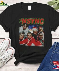 Nsync Christmas Music Shirt Bootleg Boy Band Vintage 90S Sweatshirt Unisex Hoodie