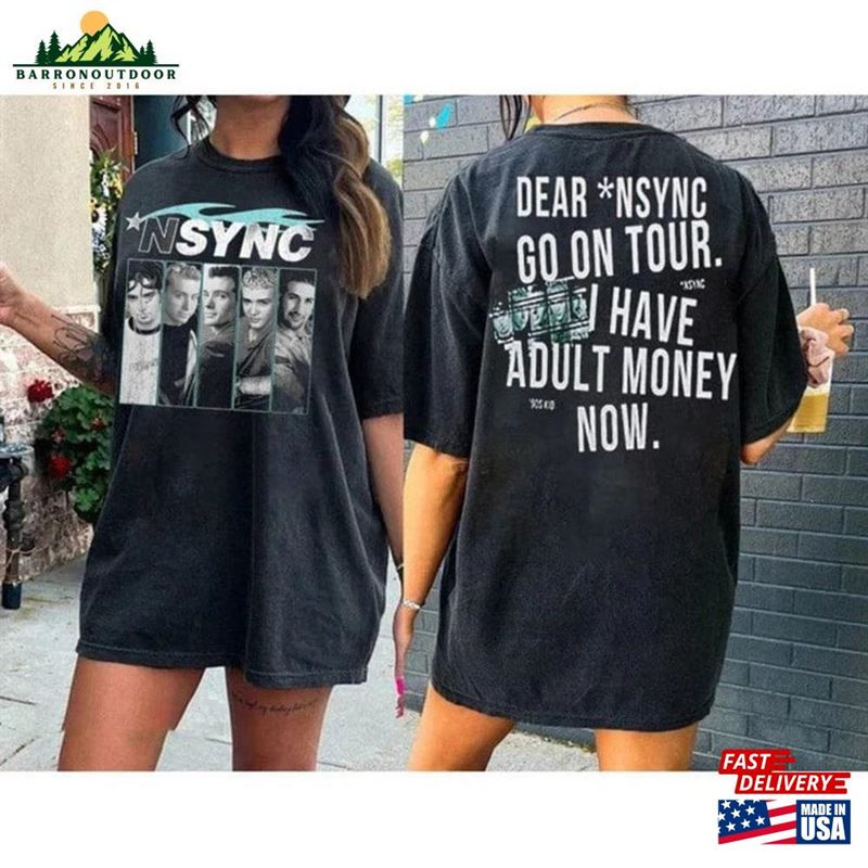 Nsync Go On Tour T-Shirt 1999 Sweatshirt Band Merch Unisex Hoodie Nsync Go On Tour T-Shirt 1999 Sweatshirt Band Merch Unisex Hoodie