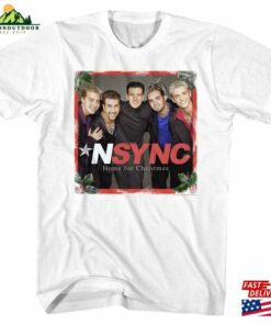 Nsync Home For Christmas White Adult T-Shirt Sweatshirt Classic