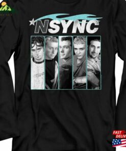 Nsync Mens Long Sleeve Self Titled Album Poster Tees T Shirt Unisex 2