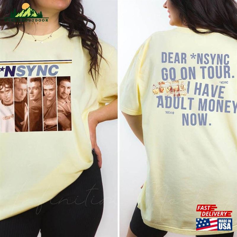 Nsync Shirt Album Cover Boy Band T-Shirt Music Sweatshirt Classic Nsync Shirt Album Cover Boy Band T-Shirt Music Sweatshirt Classic