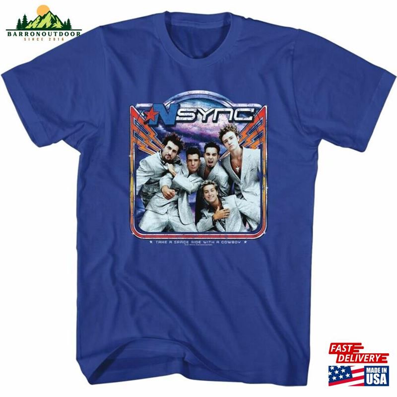 Nsync Space Ride Royal Adult T-Shirt Unisex Nsync Space Ride Royal Adult T-Shirt Unisex