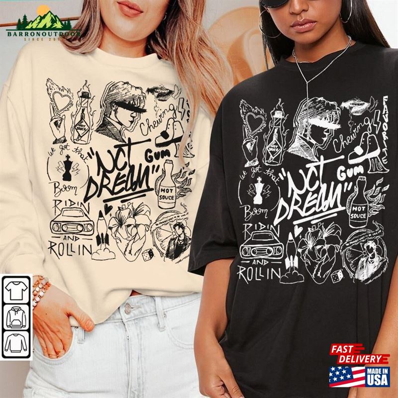 Ntc Dream Kpop Doodle Art Shirt Vintage Merch Tee Graphic Tattoo Album Lyric Sweatshirt Unisex Hoodie Ntc Dream Kpop Doodle Art Shirt Vintage Merch Tee Graphic Tattoo Album Lyric Sweatshirt Unisex Hoodie