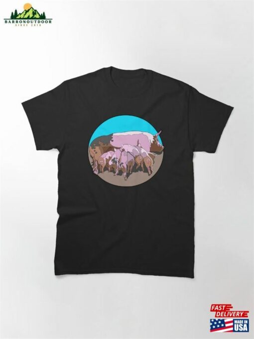 Nursing Pigs Classic T-Shirt Sweatshirt