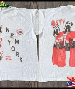 Ny State Of Mind Tour 2023 Tee Nas Wu Tang Clan Merch Concert T-Shirt Hoodie