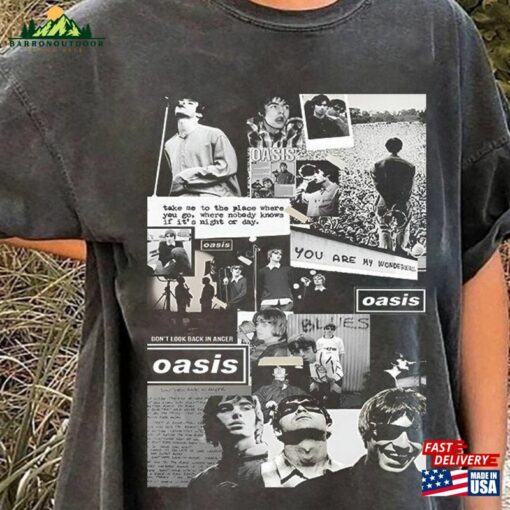 Oasis Tshirt T-Shirt Vintage Classic Unisex