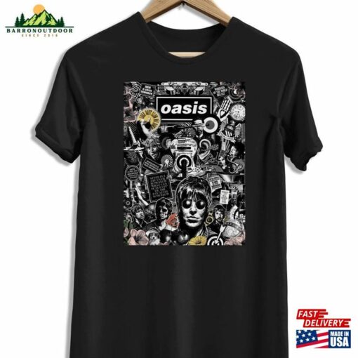Oasis Unisex T-Shirt Merchandise Vintage Band Hoodie