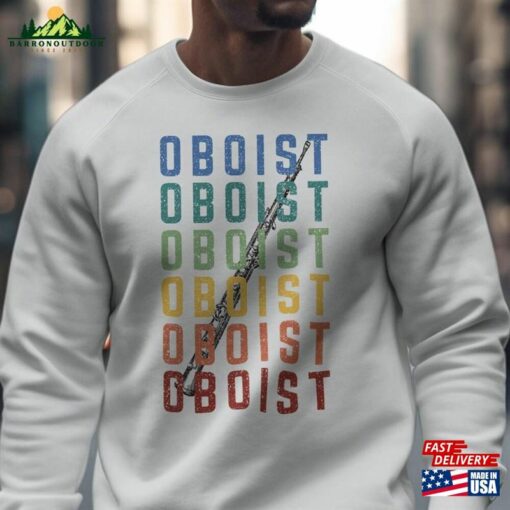 Oboe Player Sweatshirt T-Shirt Gift Oboist School Band Hoodie Unisex