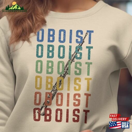Oboe Player Sweatshirt T-Shirt Gift Oboist School Band Hoodie Unisex