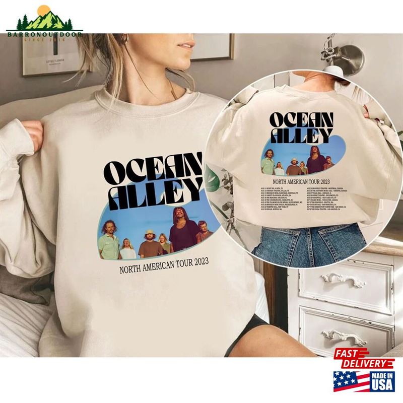Ocean Alley North American Tour 2023 Shirt Band Fan Concert Classic Unisex Ocean Alley North American Tour 2023 Shirt Band Fan Concert Classic Unisex