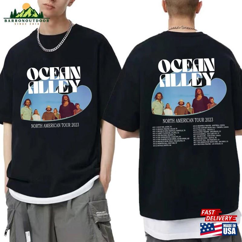 Ocean Alley North American Tour 2023 Shirt Band Fan Concert Classic Unisex Ocean Alley North American Tour 2023 Shirt Band Fan Concert Classic Unisex