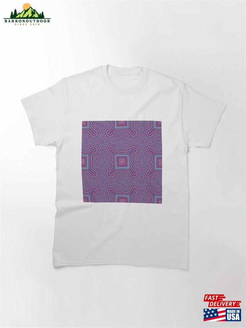 Octagon Pattern 60 0 1St Diagonal Version Of 59 X2 Classic T-Shirt Unisex Octagon Pattern 60 0 1St Diagonal Version Of 59 X2 Classic T-Shirt Unisex