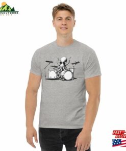 Octopus Drummer Black And White Musical Funny Set Gift Idea Tee T Shirt Graphic Hoodie Unisex Octopus Drummer Black And White Musical Funny Set Gift Idea Tee T Shirt Graphic Hoodie Unisex