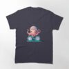Octopus Riding A Bicycle Classic T-Shirt Hoodie Unisex