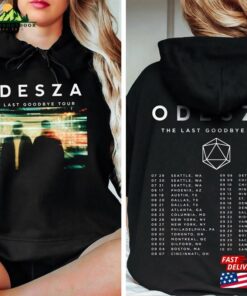 Odesza 2023 Tour T-Shirt The Last Goodbye Sweatshirt Rock Band Merch Unisex