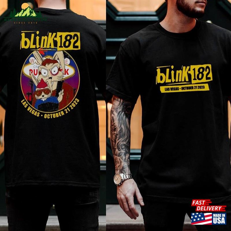 Official Blink 182 Las Vegas October 21 2023 Shirt Hoodie Unisex Official Blink 182 Las Vegas October 21 2023 Shirt Hoodie Unisex