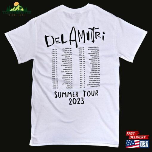 Official Del Amitri 2023 Tour T Shirt (Band Graphic Vintage Logo) Hoodie T-Shirt