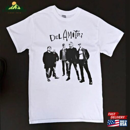 Official Del Amitri Tour T Shirt Hoodie Classic