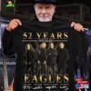 Official Eagles Band 52 Years Anniversary 1971 2023 Signatures Shirt Concert Music Tour Sweatshirt Unisex