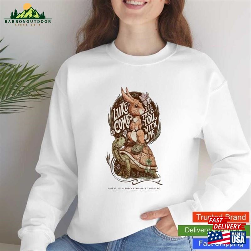 Official Luke Combs Busch Stadium St Louis 2023 Poster Shirt Classic Sweatshirt Official Luke Combs Busch Stadium St Louis 2023 Poster Shirt Classic Sweatshirt