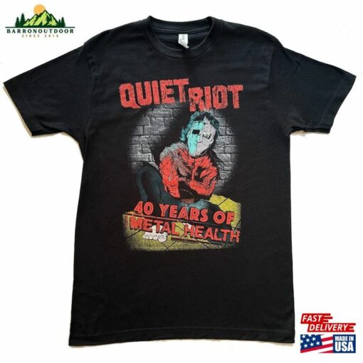 Official Quiet Riot Band Merch Tour T Shirt Sweatshirt Classic