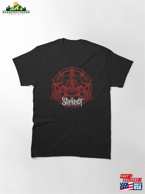 Official Slipknot Goats Head Seal T-Shirt Classic Hoodie