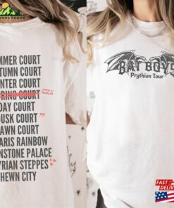 Officially Licensed Bat Boys Prythian Tour Distressed Bookish Band Tee Acotar Sjm Bookworm Gift T-Shirt Hoodie