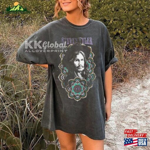 Officially Licensed Steven Tyler T-Shirt! This Mandala Shirt Aerosmith 2023 2024 T-Shirt Classic