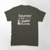 Okayest Guitar Player Funny Guitarist Design Classic T-Shirt Unisex