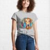 Old Croatian Sighthound Dog Breed Colorful Watercolor Illustration Classic T-Shirt Unisex Hoodie