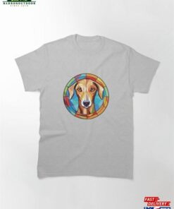 Old Croatian Sighthound Dog Breed Colorful Watercolor Illustration Classic T-Shirt Unisex Hoodie Old Croatian Sighthound Dog Breed Colorful Watercolor Illustration Classic T-Shirt Unisex Hoodie