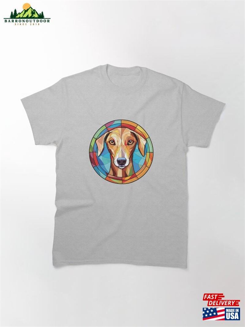 Old Croatian Sighthound Dog Breed Colorful Watercolor Illustration Classic T-Shirt Unisex Hoodie Old Croatian Sighthound Dog Breed Colorful Watercolor Illustration Classic T-Shirt Unisex Hoodie