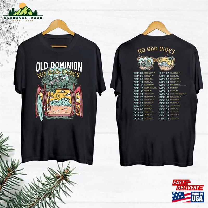 Old Dominion Band No Bad Vibes Tour 2023 Shirt Merch Tee Sweatshirt Hoodie Old Dominion Band No Bad Vibes Tour 2023 Shirt Merch Tee Sweatshirt Hoodie