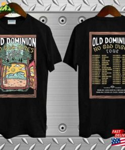 Old Dominion No Bad Vibes Tour 2023 T-Shirt Country Music Concert Tee Classic