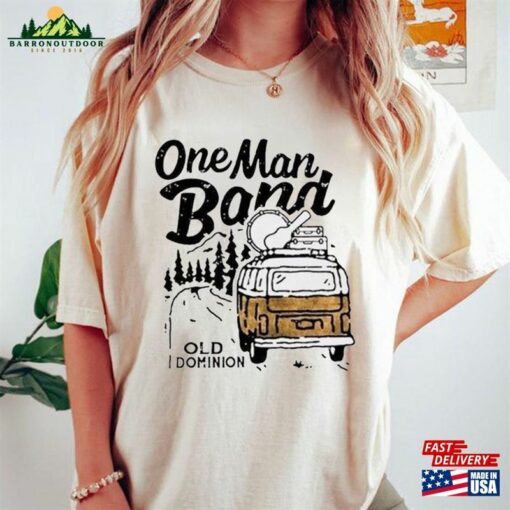 Old Dominion One Man Band Shirt No Bad Vibes Tour 2023 Merch Unisex Sweatshirt