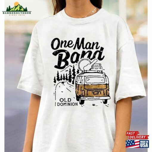 Old Dominion One Man Band Shirt No Bad Vibes Tour 2023 Merch Unisex Sweatshirt