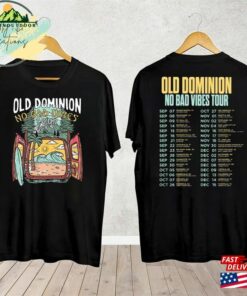Old Dominion Tour 2023 Shirt No Bad Vibes Graphic Band T-Shirt Sweatshirt