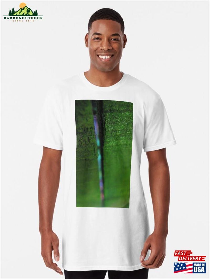 Old Fence Covered In Moss Long T-Shirt Hoodie Classic Old Fence Covered In Moss Long T-Shirt Hoodie Classic