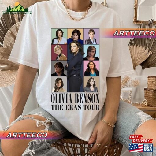 Olivia Benson Eras Tour Shirt Elliot Stabler Law And Order Svu T-Shirt Unisex