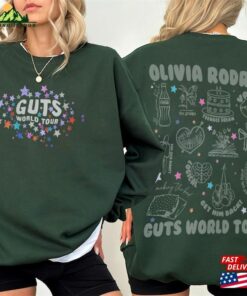 Olivia Guts Tour 2024 Sweatshirt T-Shirt Track List Aesthetic Merch Sweater Hoodie
