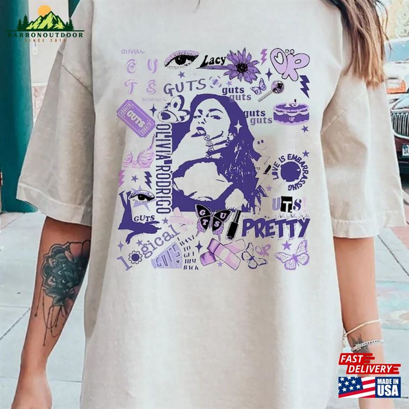 Olivia Guts Tour Shirt 2024 Sweatshirt Concert Unisex Hoodie Olivia Guts Tour Shirt 2024 Sweatshirt Concert Unisex Hoodie